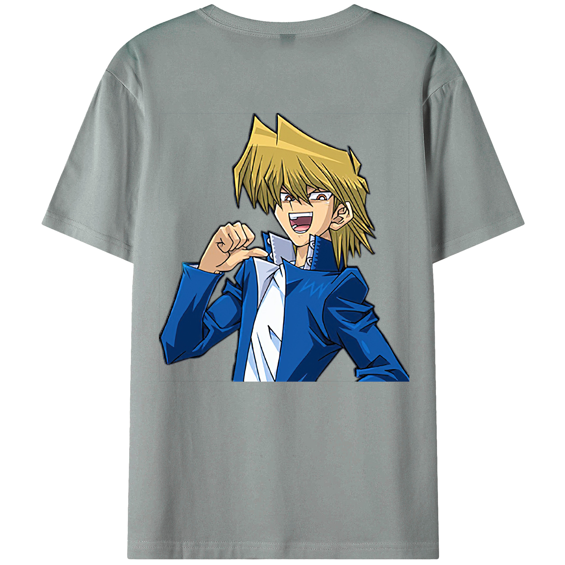 （画像用） 遊☆戯☆王 Yu-Gi-Oh! 綿100％ メンズ半袖Tシャツ（バックプリント） 通気性